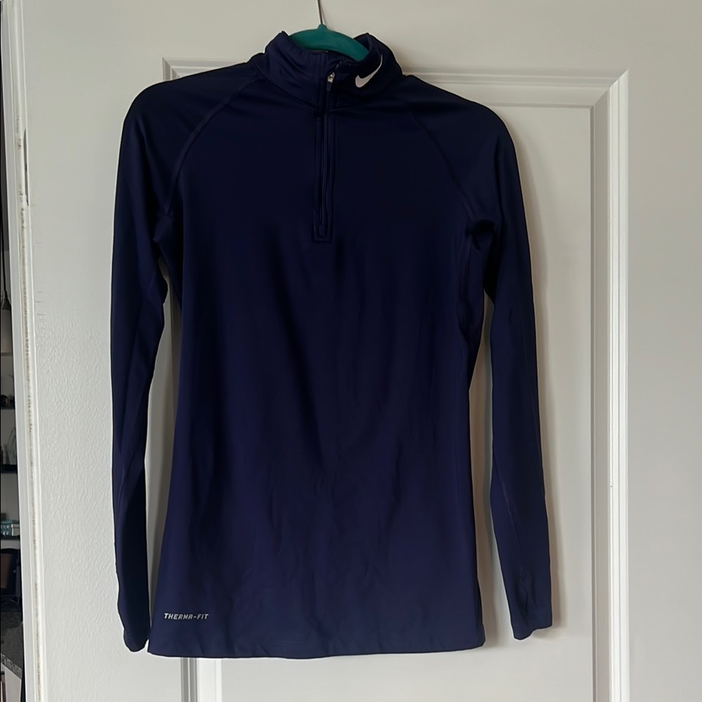 Nike Women's Navy Therma-Fit Top